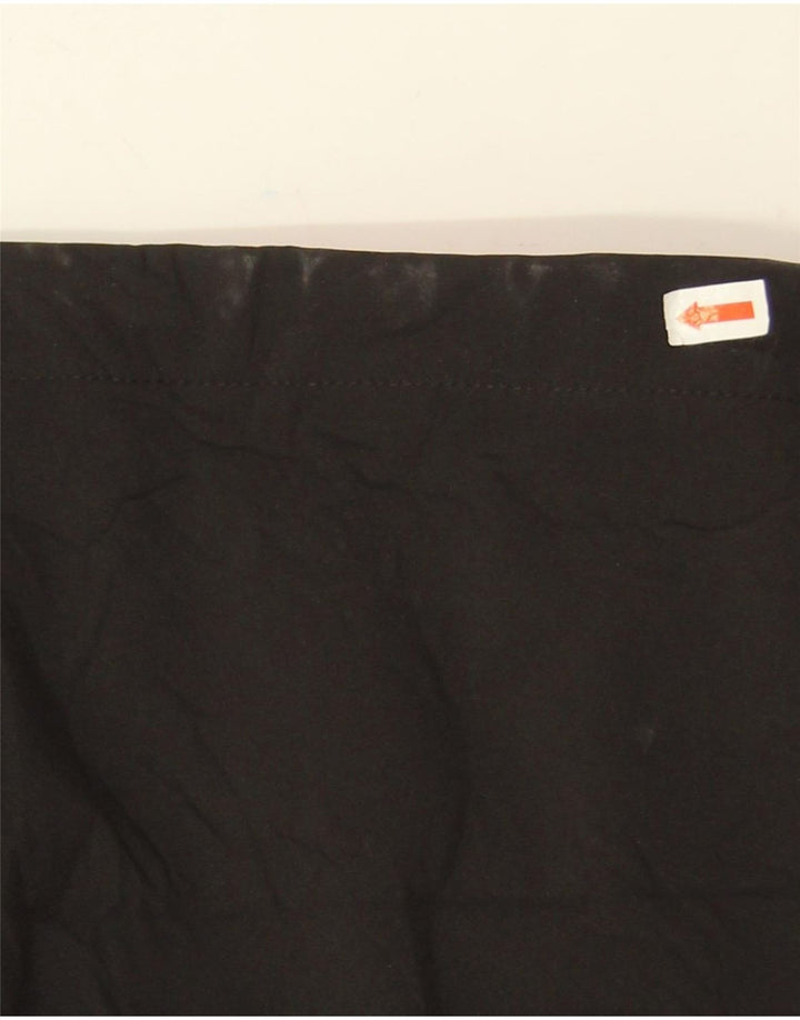 Jachetă vintage pentru damă, cu glugă, cu formă largi, ruptură de vânt UK 18 XL, poliester negru