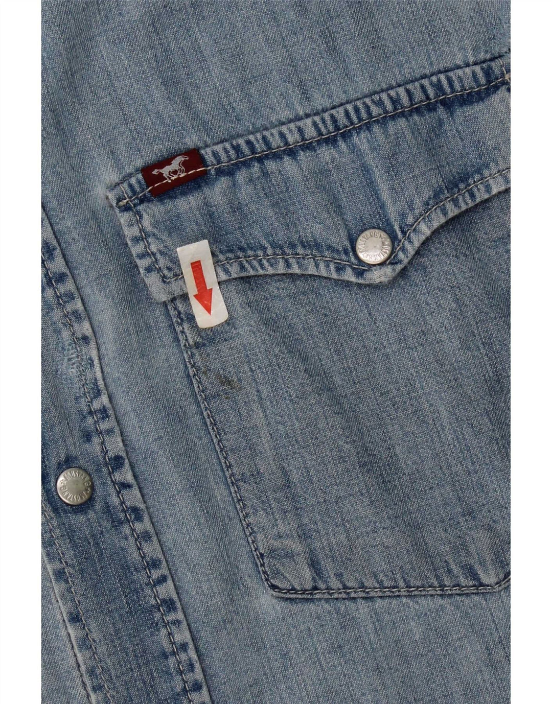 Rochie de denim fără mâneci pentru femei Mustang UK 14 Medium Blue