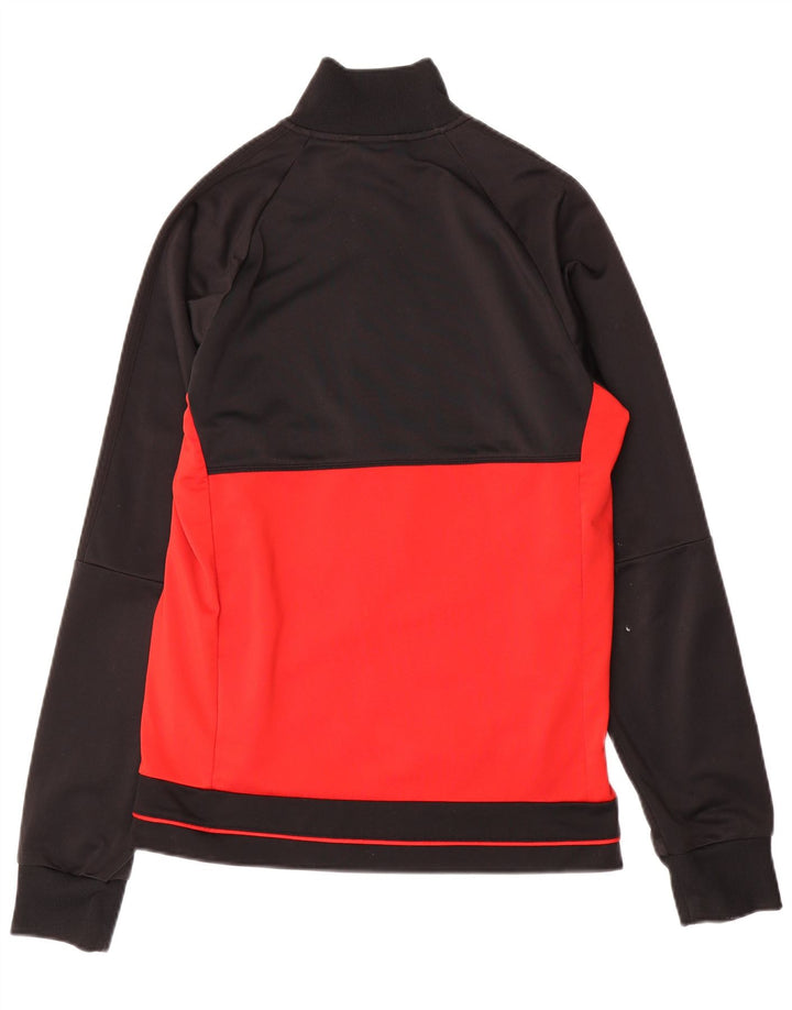 Jachetă de top pentru trening pentru bărbați Adidas, negru, poliester color bloc