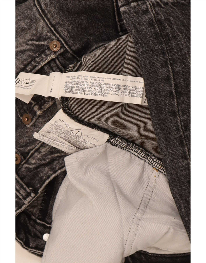 Blugi drepți pentru femei Zara EU 42 Large W32 L35 Bumbac gri