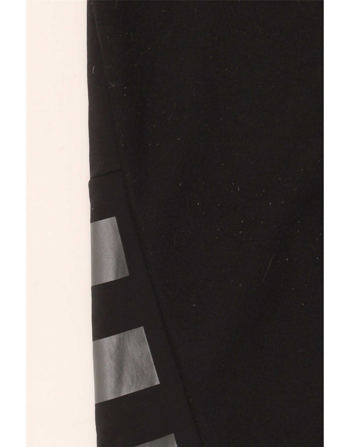 Pantaloni de trening Adidas baieti 13-14 ani poliester negru