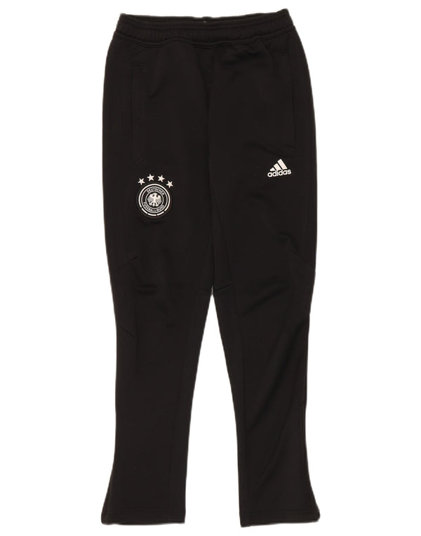 Pantaloni de trening Adidas pentru băieți Deutscher Fussball Bund 11-12 ani, negru