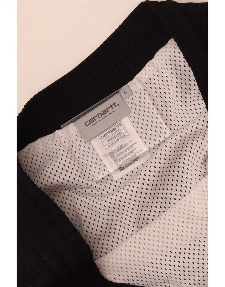 Pantaloni scurți de înot Carhartt pentru bărbați, mari, negru, poliester