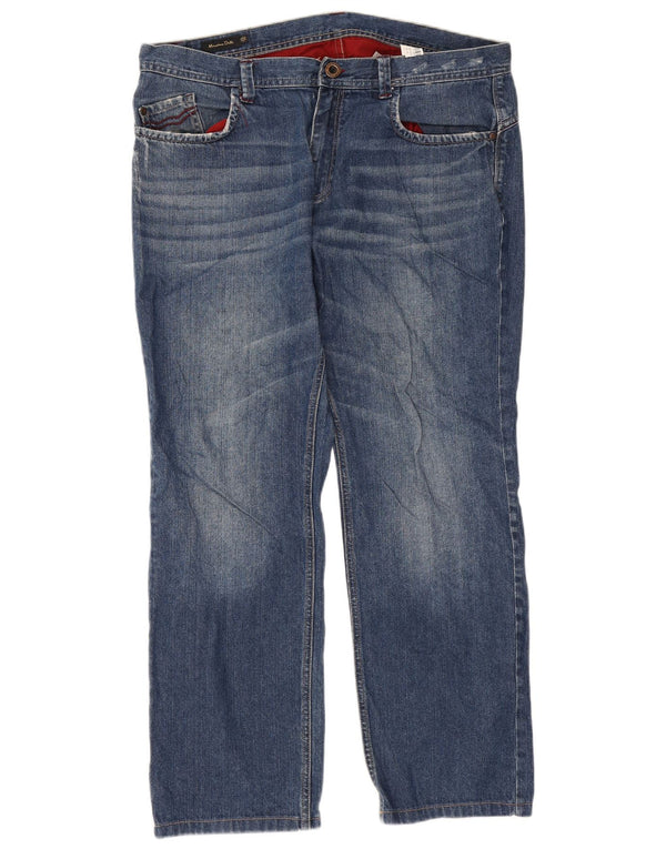Blugi drepți Massimo Dutti pentru bărbați EU 48 XL W38 L29 Bumbac albastru