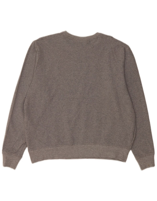 Fila Womens Sweatshirt Jumper UK 16 Large Grey Cotton