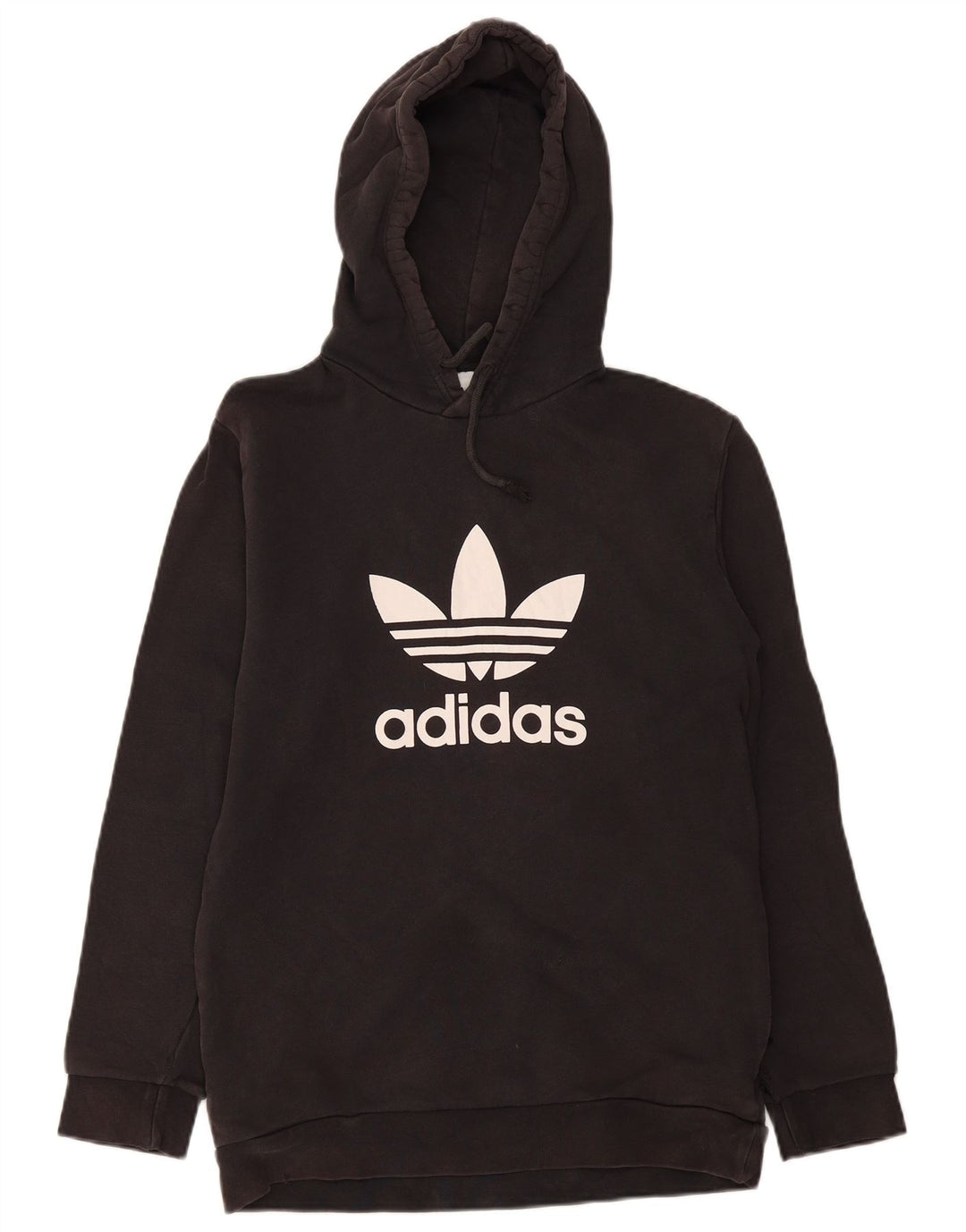Pulover ADIDAS pentru bărbați cu glugă grafică, mic, negru, bumbac