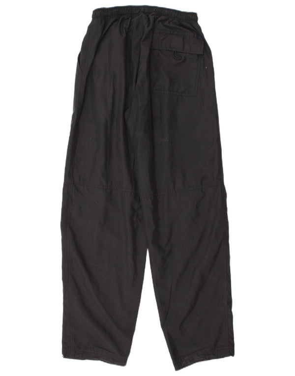 Pantaloni cargo drepti pentru femei Reebok UK 12 Poliester mediu negru