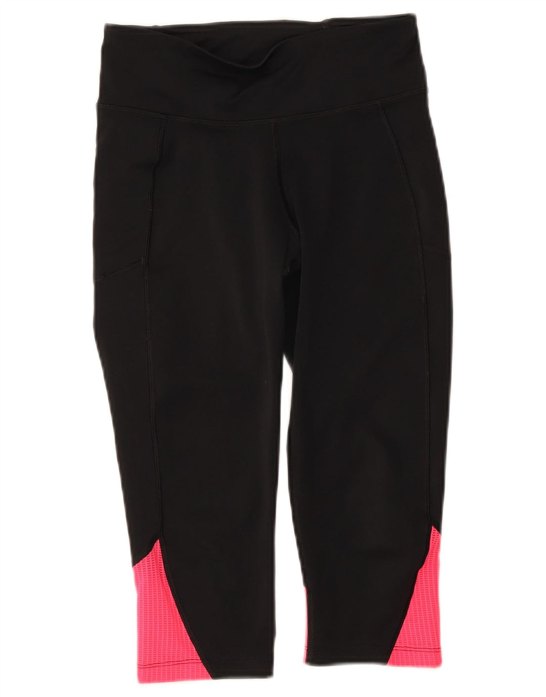 Leggings Capri Under Armour pentru femei UK 8 Small Black Colorblock