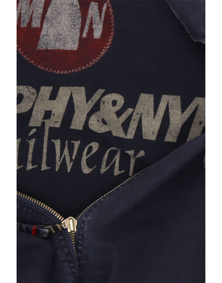 Jachetă Bomber Murphy & Nye pentru bărbați UK 38 Medium Bluemarin Bumbac