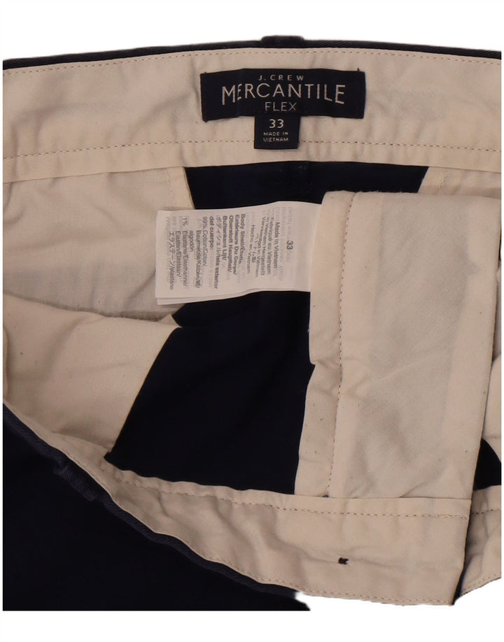 Pantaloni scurți chino J. Crew Flex Regular Fit pentru bărbați W33 Bumbac bleumarin mediu