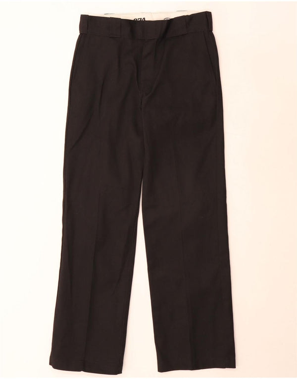 Pantaloni chino drepți pentru bărbați Dickies 874 Original Fit L30 L30 negru