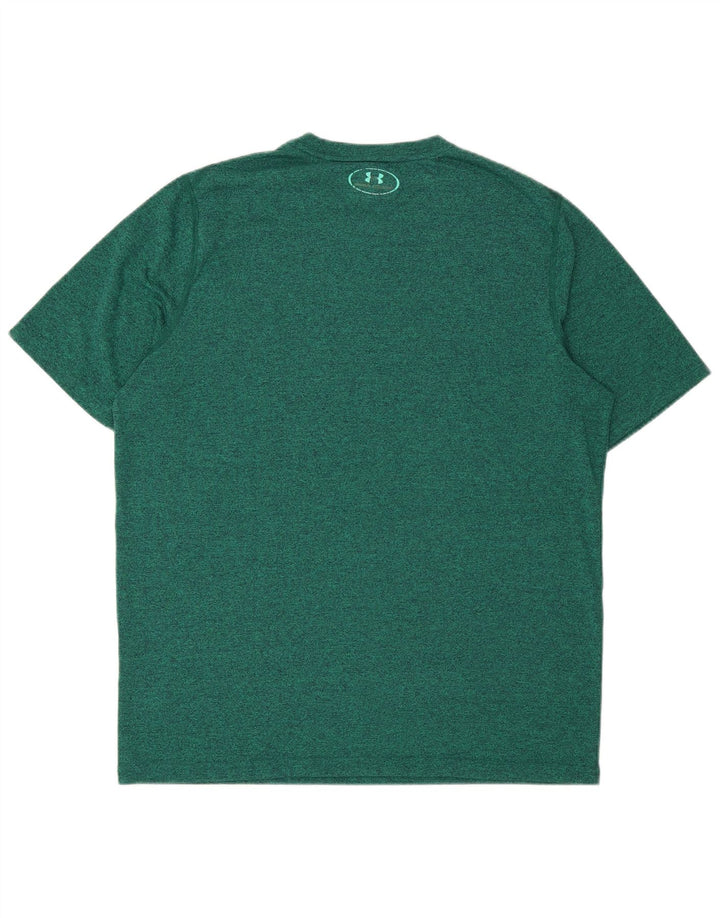 Tricou largi Under Armour pentru bărbați Top Medium Green Flecked