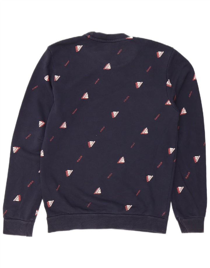 Hanorac grafic pentru bărbați ADIDAS Jumper mic bleumarin