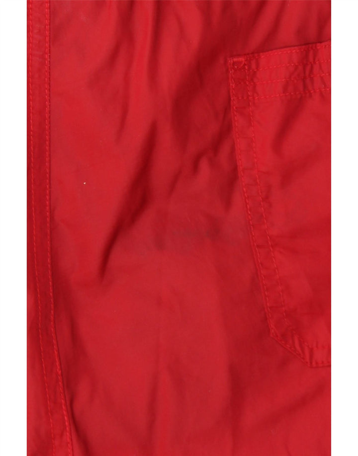 Pantaloni scurți de înot pentru bărbați Bear, roșu mediu, nailon color bloc