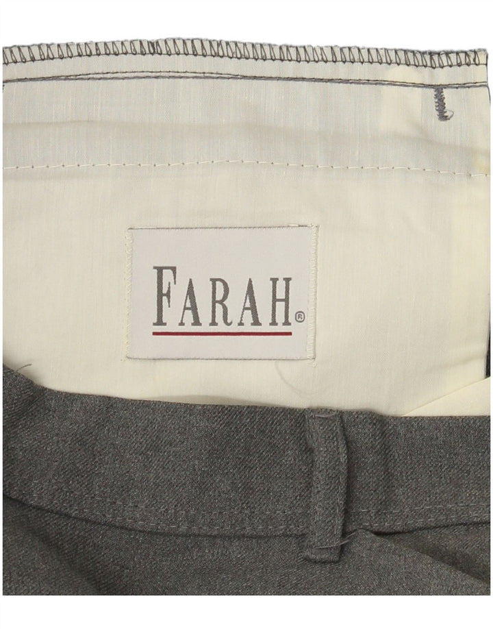 Pantaloni casual drepti pentru bărbați FARAH L40 L30 gri