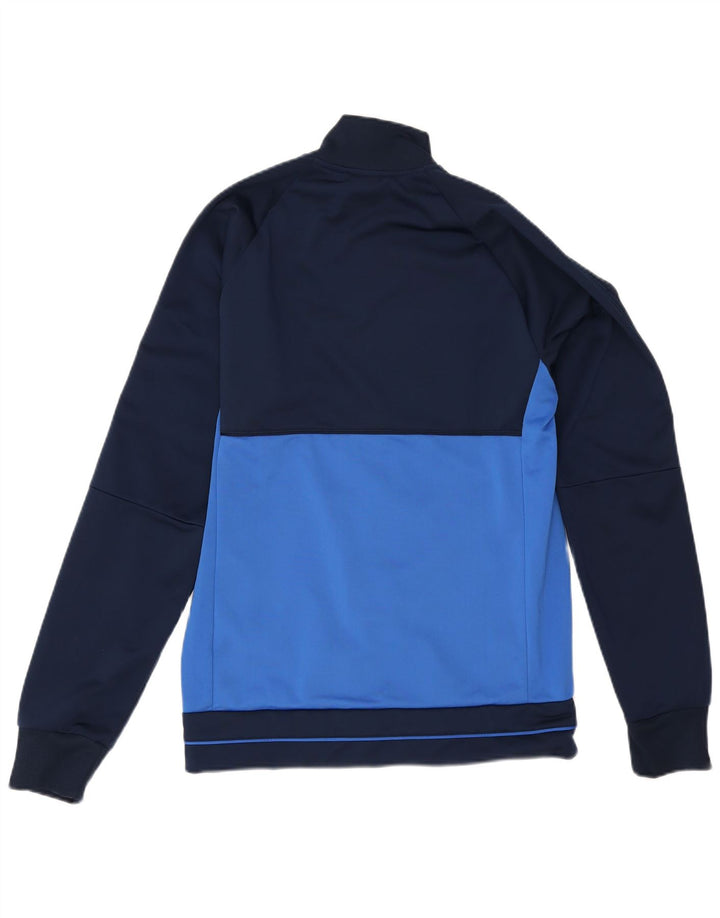 Jachetă de trening pentru bărbați Adidas, albastru mic, poliester color bloc