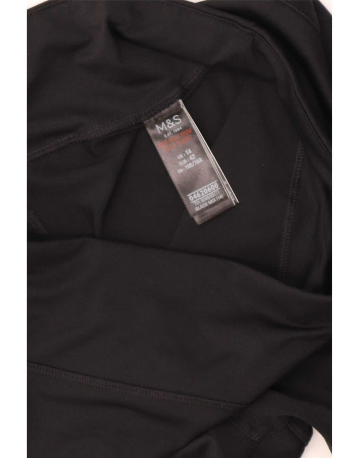 Leggings pentru femei Marks & Spencer UK 14 Poliester negru mare