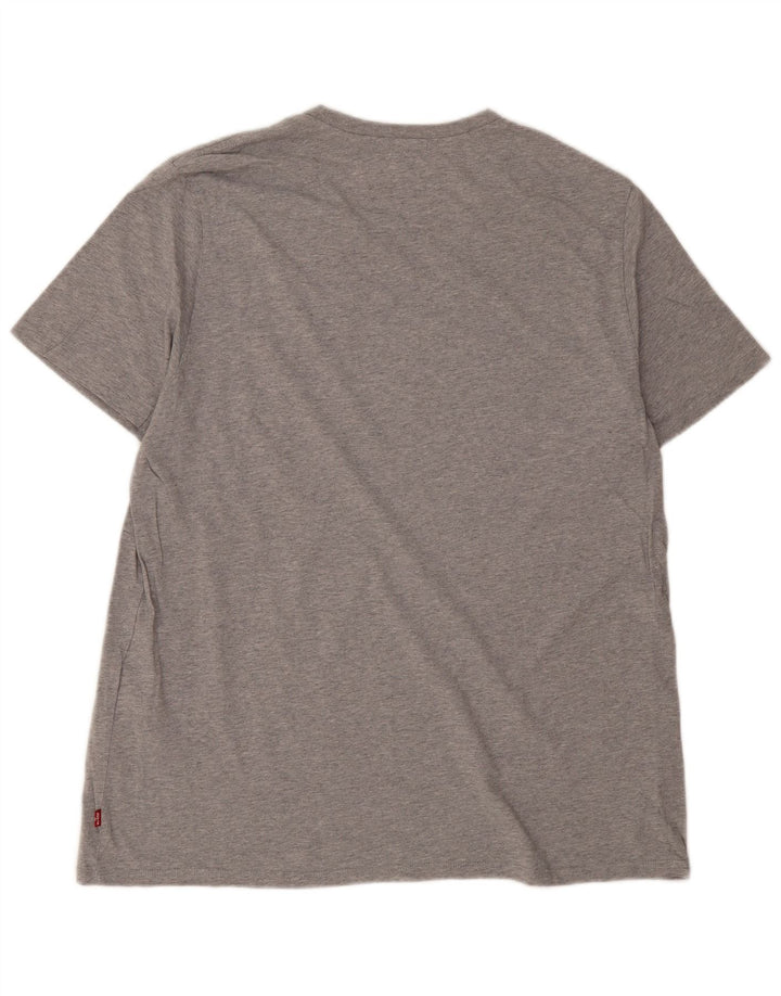Tricou grafic pentru bărbați Levi's Top 2XL bumbac gri