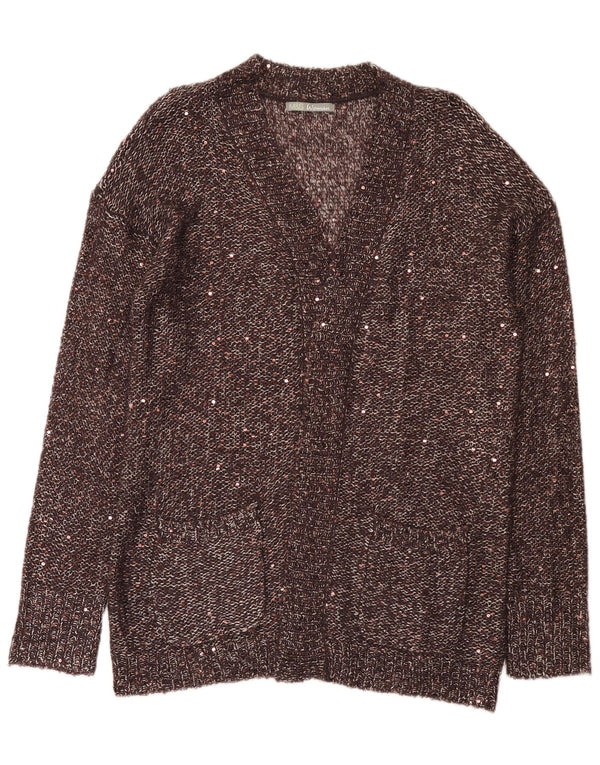Pulover cardigan deschis pentru femei Marks & Spencer UK 18 XL Maro Poliester