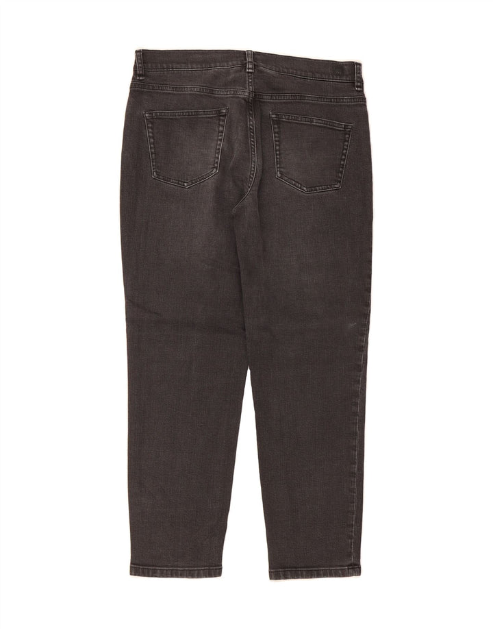 MASSIMO DUTTI Womens Cropped Jeans W32 L26 Grey Vintage Massimo Dutti and Second-Hand Massimo Dutti from Messina Hembry 