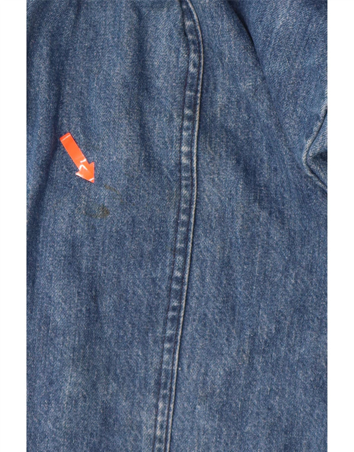 Blugi conici pentru femei VINTAGE L34 L30 Albastru