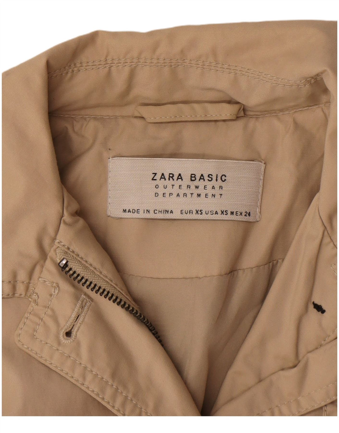 Trench pentru femei Zara UK 6 XS Bej