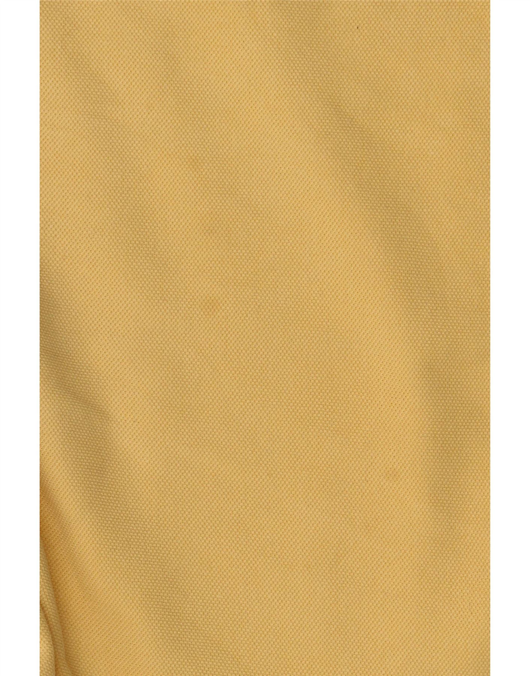 Tricou polo Asics pentru bărbați, bumbac galben mediu