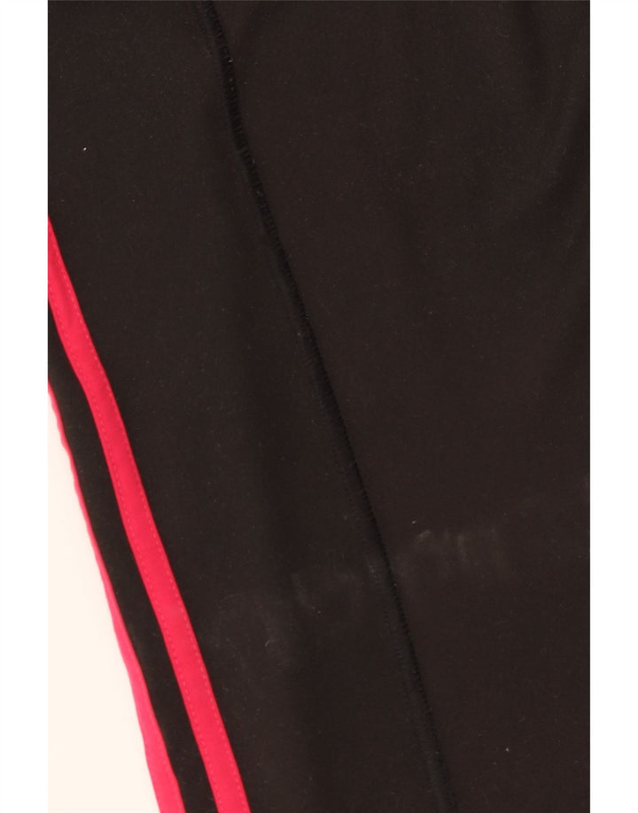 Pantaloni de trening Climalite ADIDAS pentru femei UK 16 Poliester negru mare