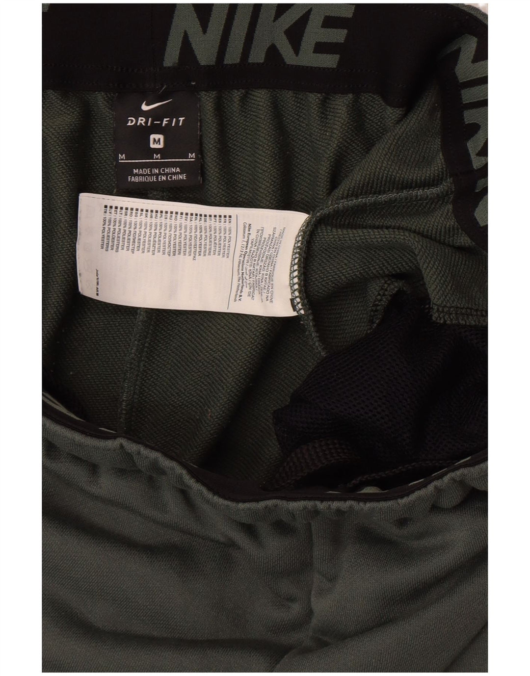Pantaloni de trening NIKE Dri Fit pentru bărbați Pantaloni de jogging Poliester verde mediu