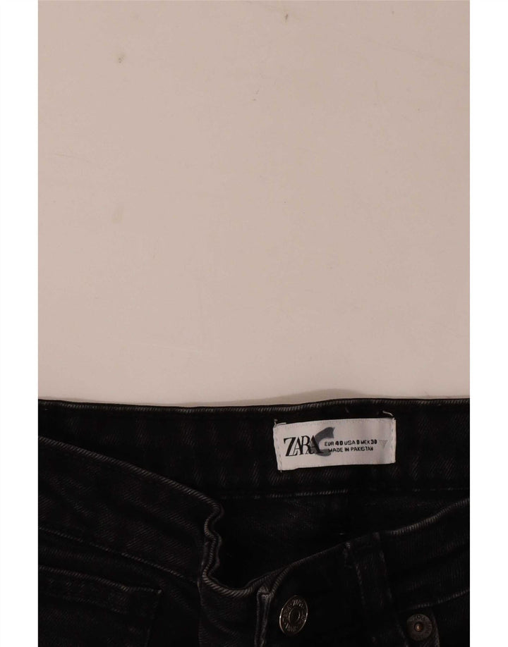 Blugi drepti pentru femei Zara EU 40 Medium W30 L25 Negri