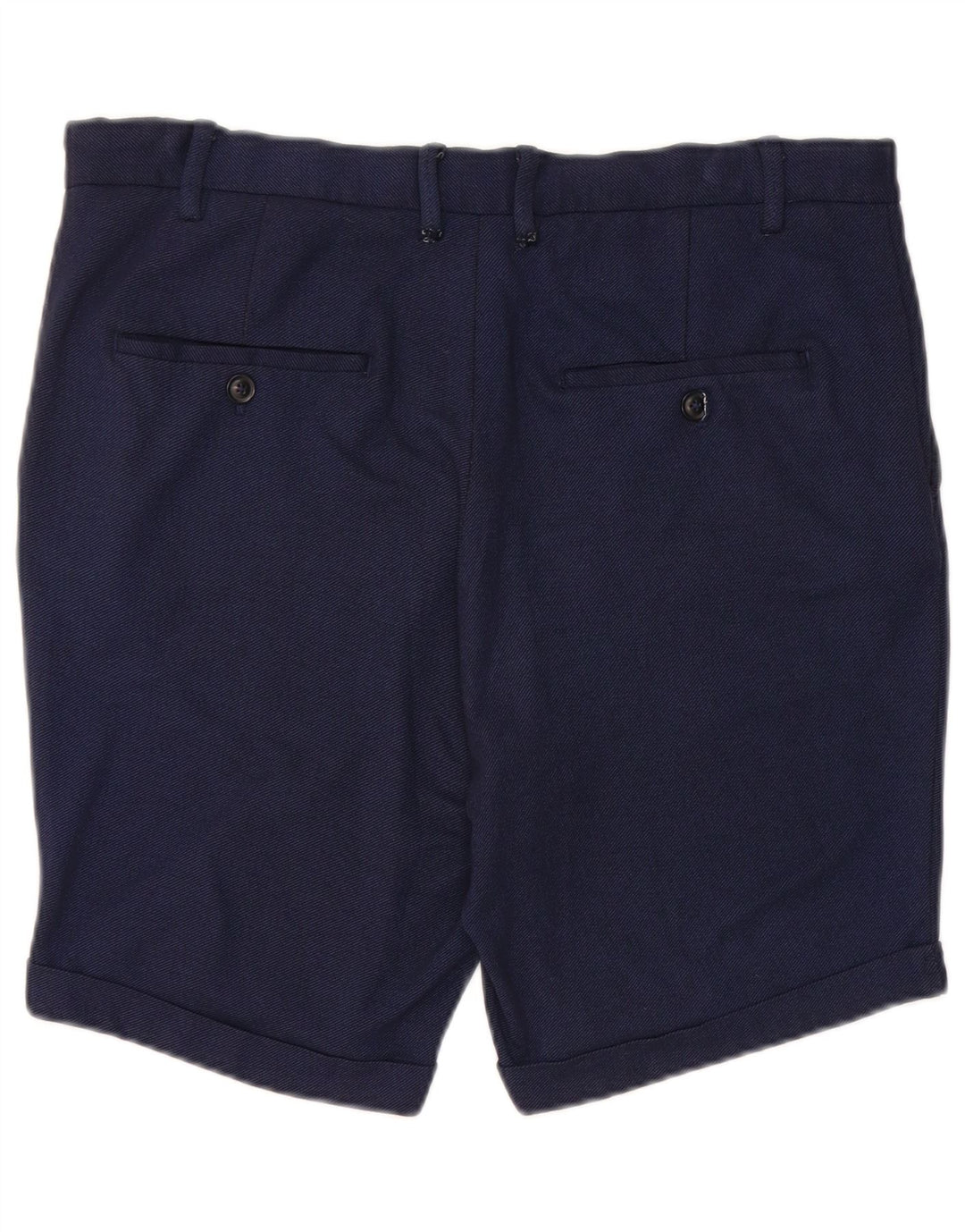 Pantaloni scurți chino pentru bărbați Zara EU 42 Large W32 Bleumarin Viscoză