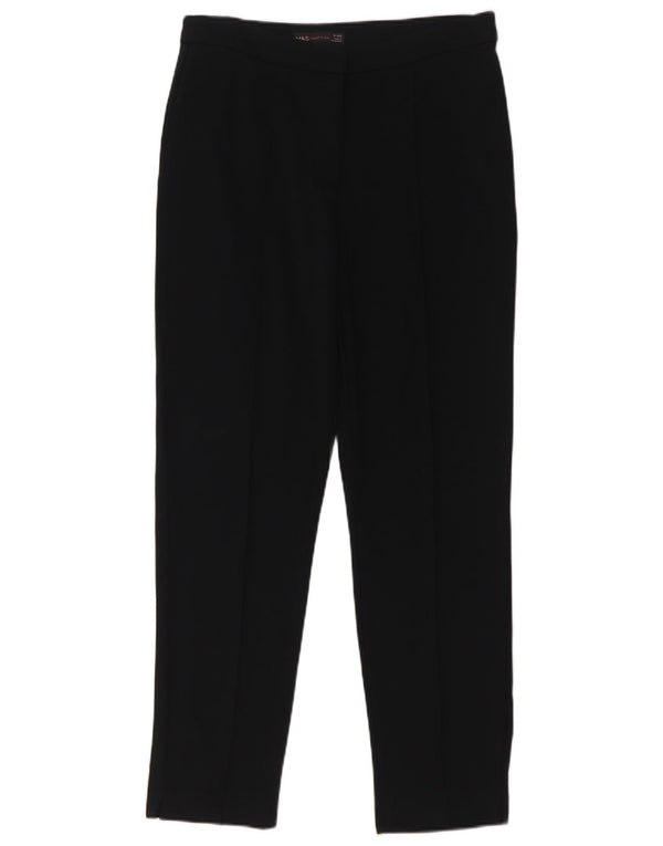 Marks & Spencer Pantaloni slim casual pentru femei UK 10 Small W29 L28 Bleumarin