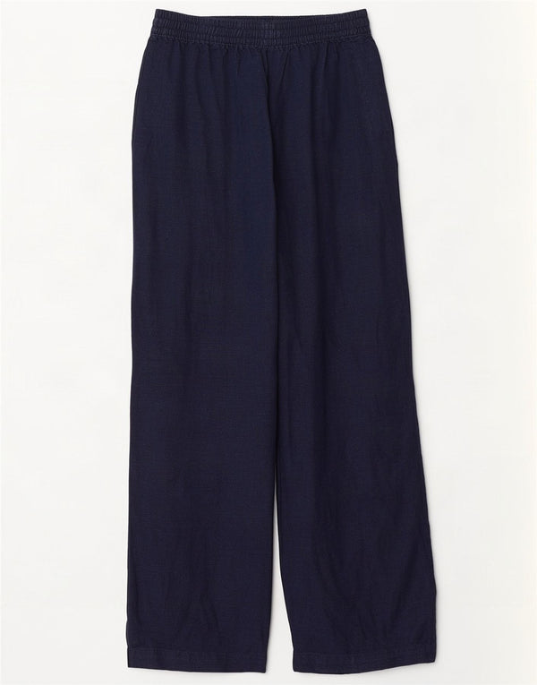 Pantaloni casual pentru femei Marks & Spencer UK 10 Small W28 L30 Bleumarin
