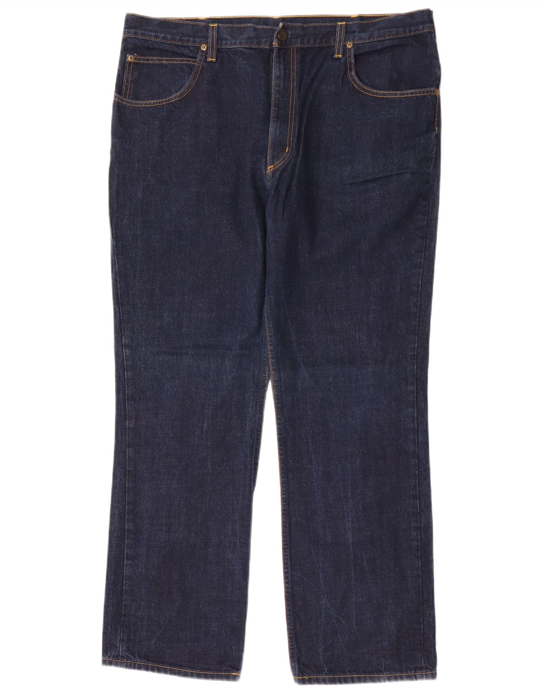 Blugi Lee Brooklyn Straight pentru bărbați W42 L32 Bumbac bleumarin