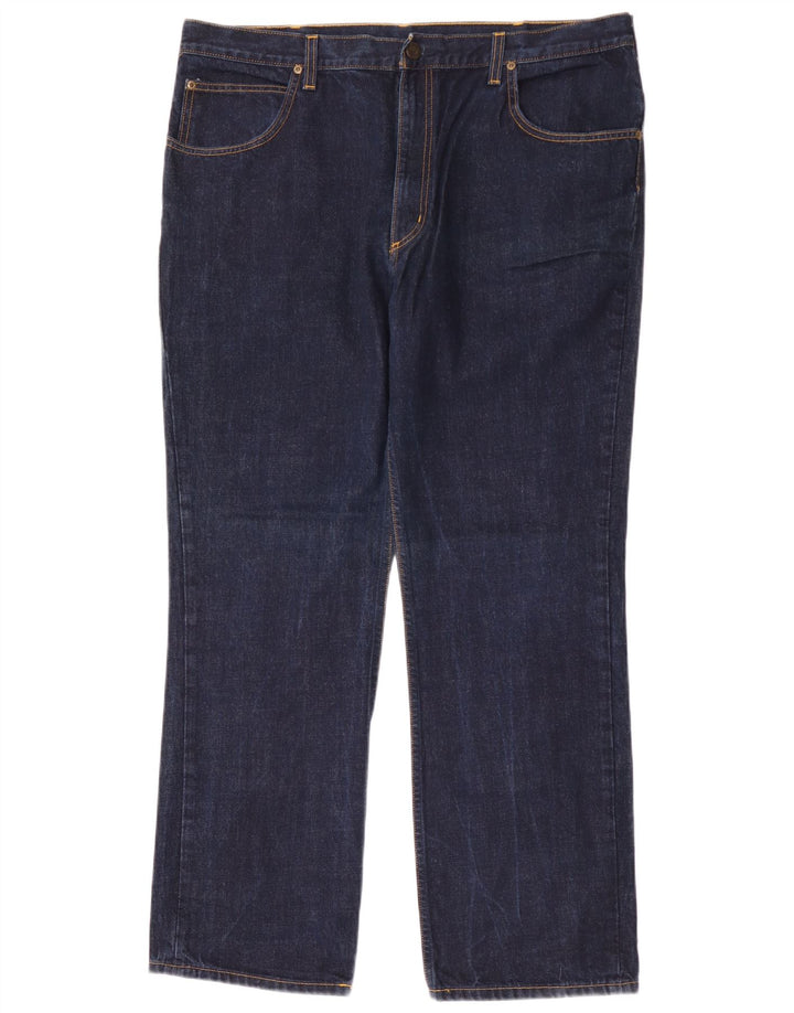 Blugi Lee Brooklyn Straight pentru bărbați W42 L32 Bumbac bleumarin
