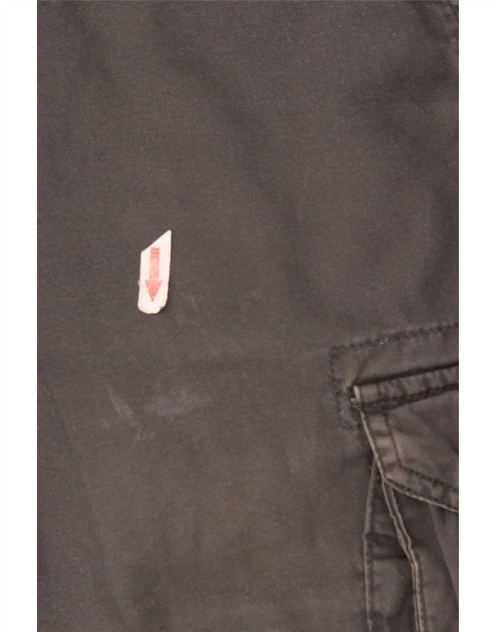 Pantaloni scurți cargo Nike pentru bărbați W34, bumbac, gri mare