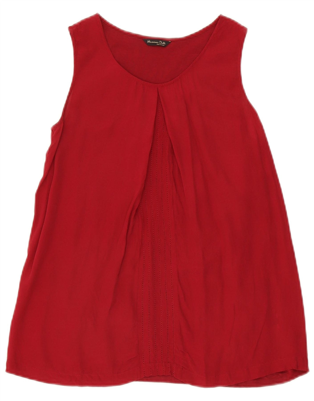 Bluză fără mâneci Massimo Dutti pentru femei UK 10 Small Red