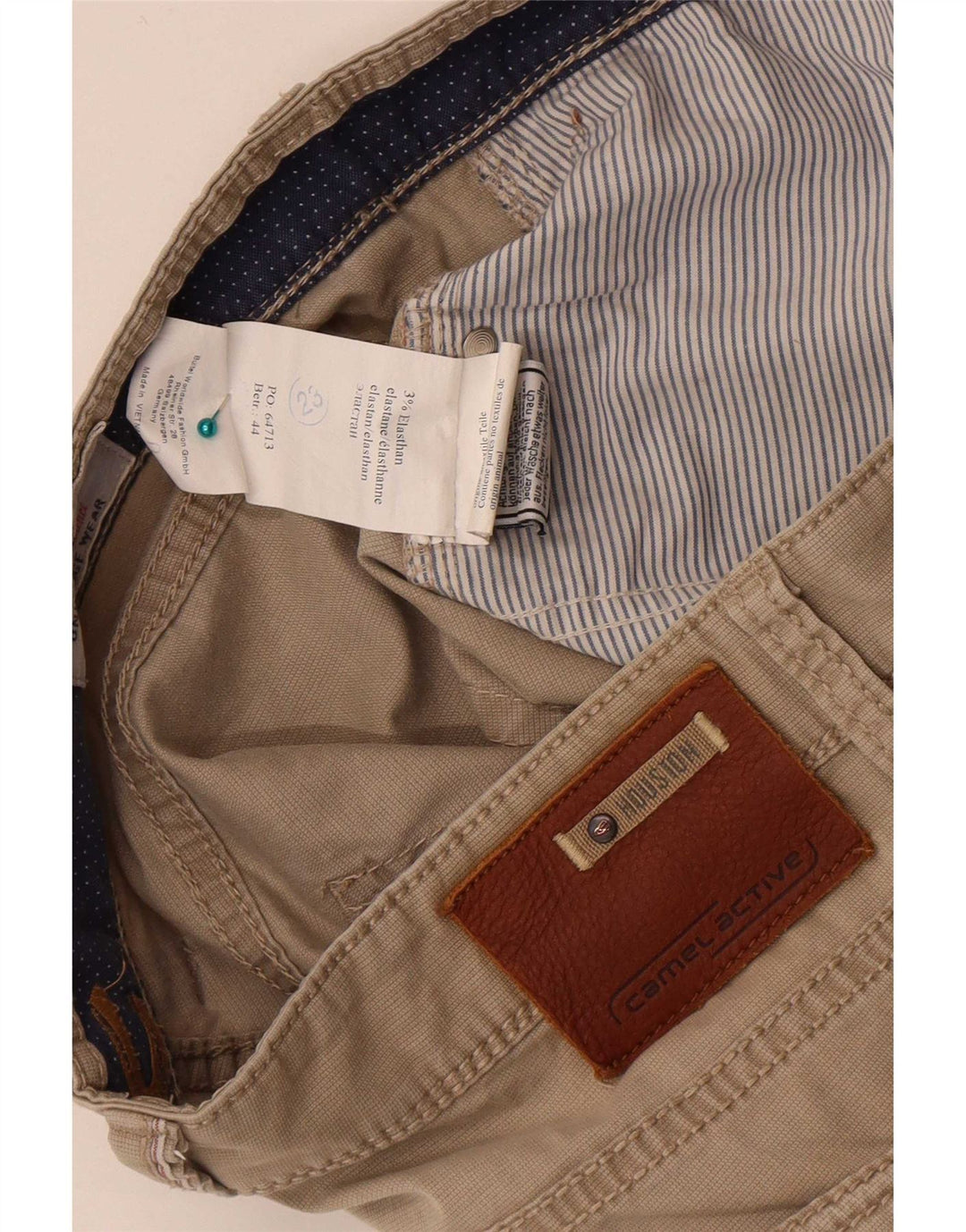 Camel Active Pantaloni Drepți Casual Bărbați L33 L36 Bumbac Bej