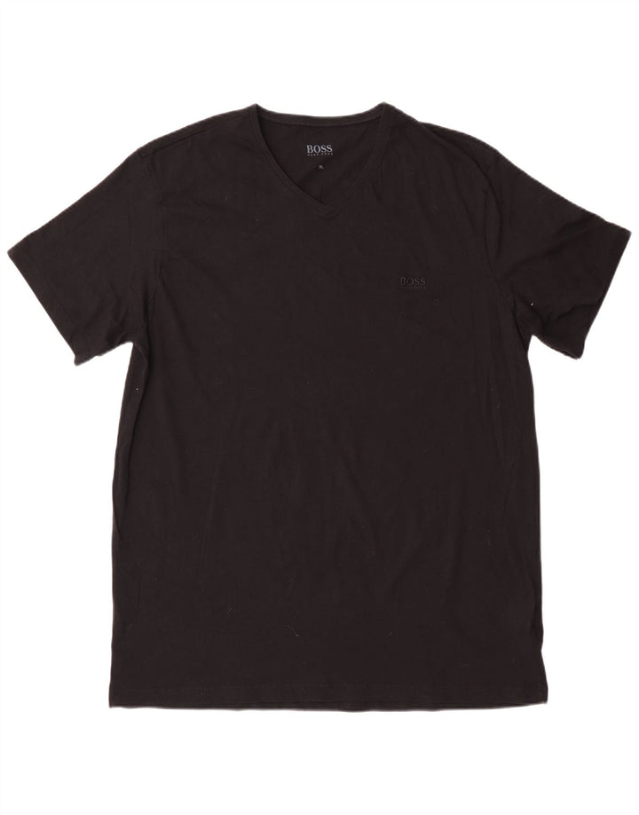 Tricou pentru bărbați HUGO BOSS Top XL bumbac negru