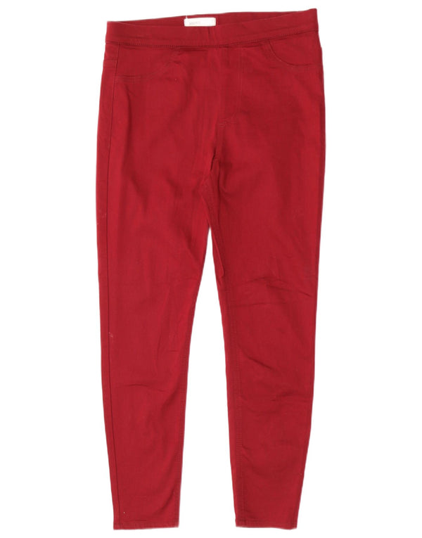 Blugi jegging pentru femei Marks & Spencer UK 12 Medium W28 L26 Maroon Bumbac