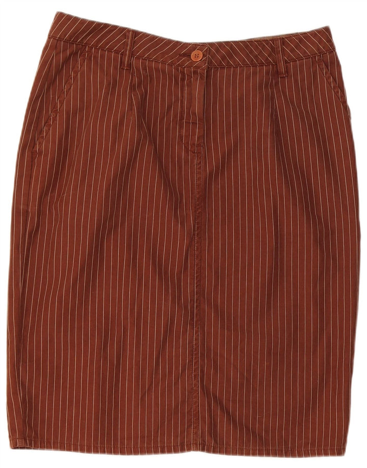 Fusta creion pentru femei Kappa IT 42 Medium W30 Maro cu dungi
