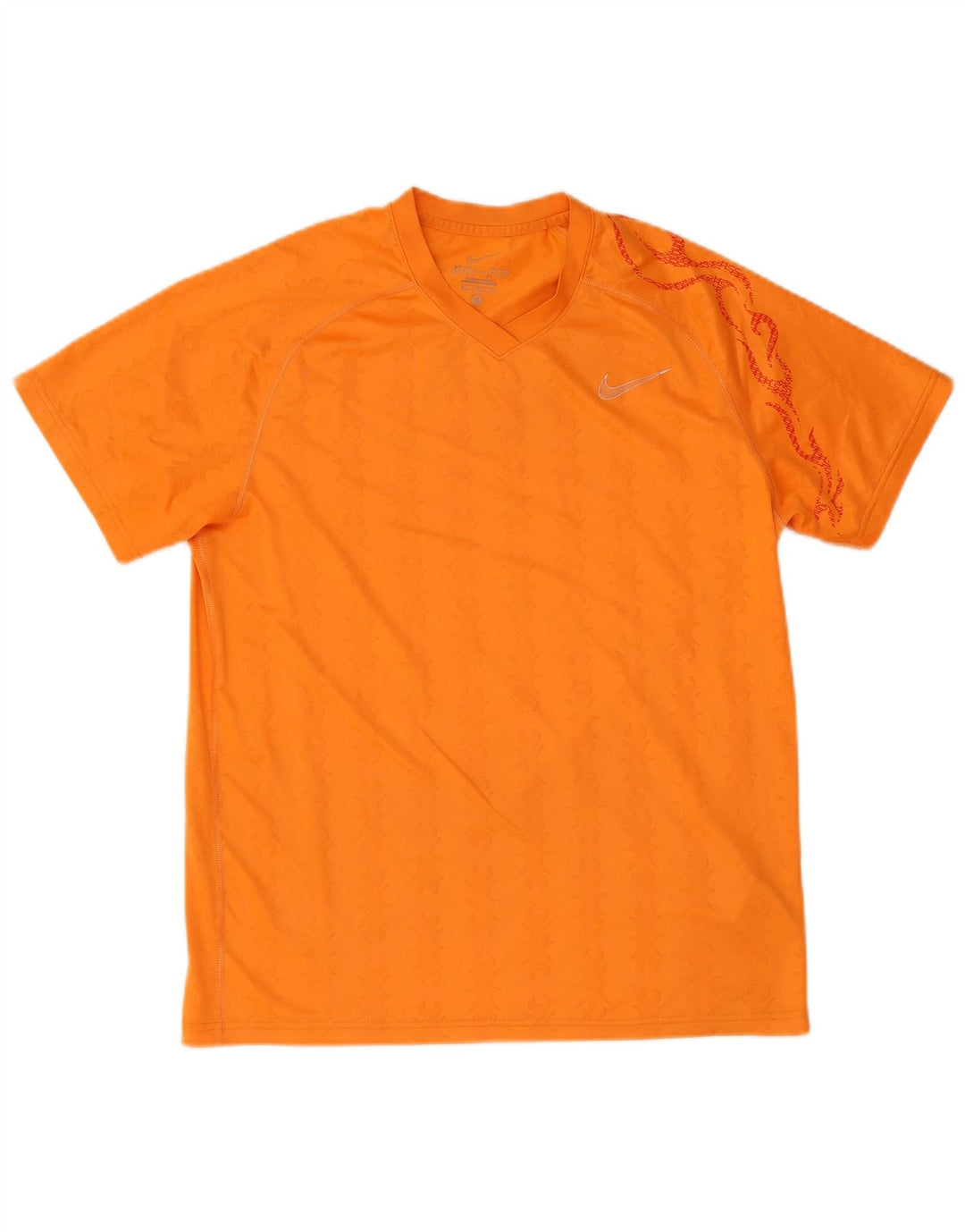 Tricou pentru bărbați Nike Top Medium Orange Paisley Poliester