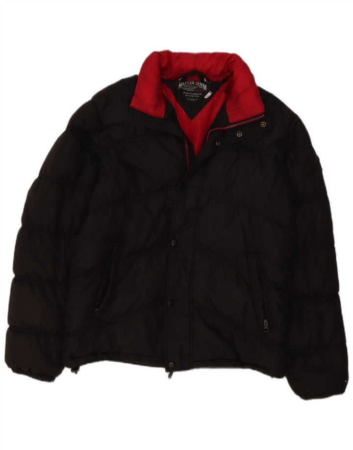 Jachetă căptușită pentru bărbați Tommy Hilfiger UK 40 Large Black