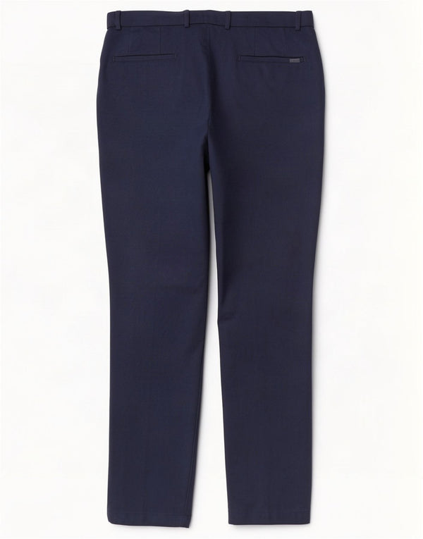 Pantaloni chino drepți pentru bărbați Hugo Boss EU 52 XL W36 L32 bleumarin Poliester