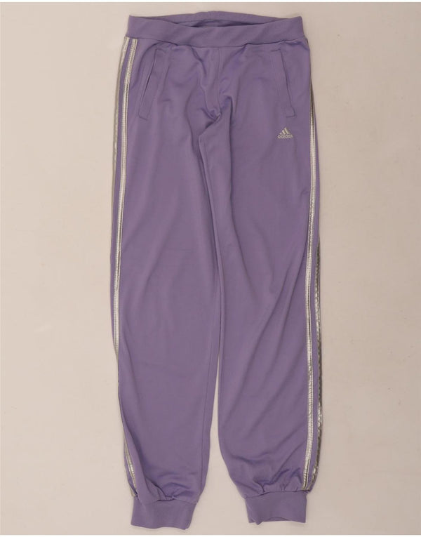 Pantaloni de trening Adidas pentru femei Joggeri UK 18 XL Poliester violet