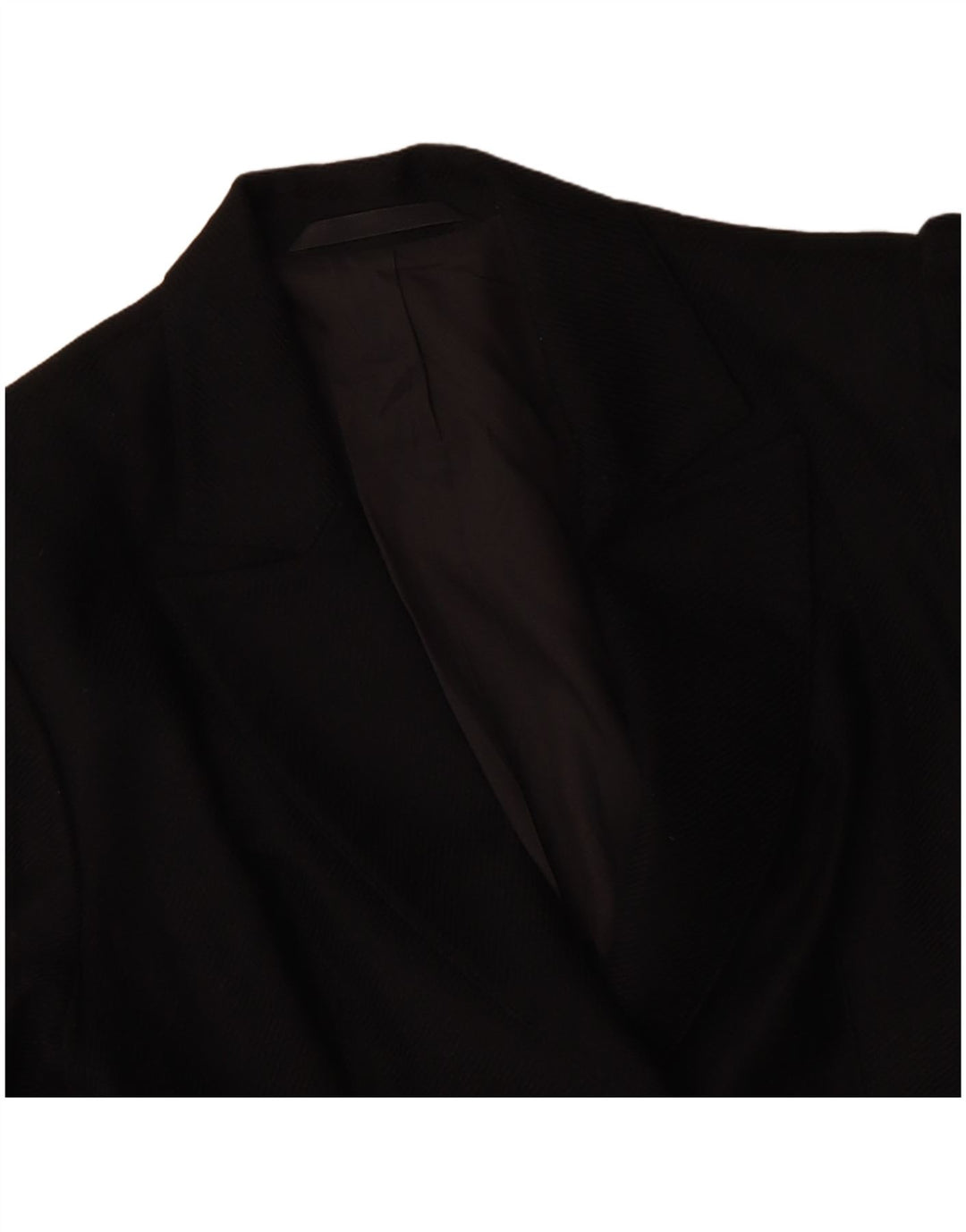 Jachetă pentru femei VINTAGE Blazer dublu piept UK 14 Medium Black