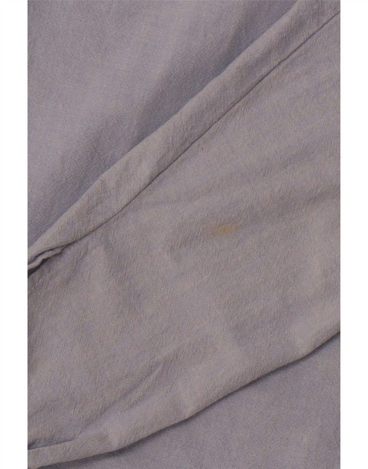 Cămașă VINTAGE pentru femei UK 18 XL, albastru, bumbac, floral, retro