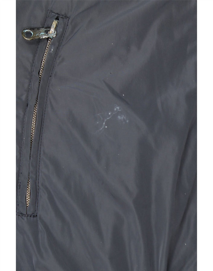 BENETTON haină de ploaie cu glugă pentru femei UK 10 mic poliester bleumarin