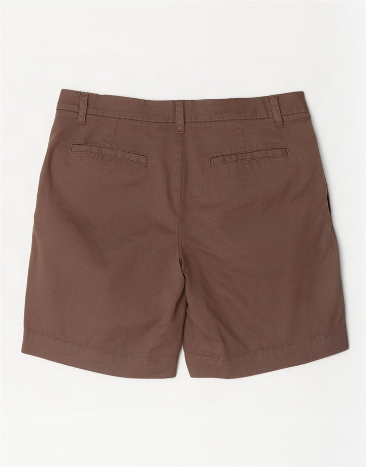 Pantaloni scurti chino pentru femei Marks & Spencer UK 12 Medium W32 Maro Bumbac