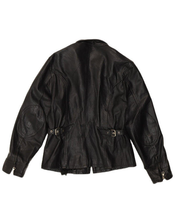 Jachetă de piele pentru femei Conbipel UK 14 Medium Black Leather